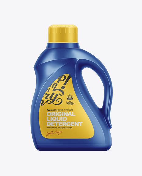 Download 2.95L Liquid Detergent Bottle Mockup